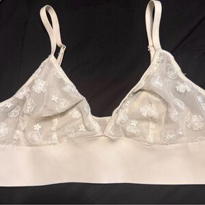 Aerie White Lace Bralette